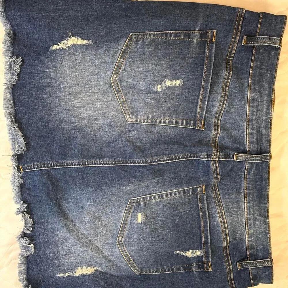 Unbranded Women's Blue and Navy Skirt
